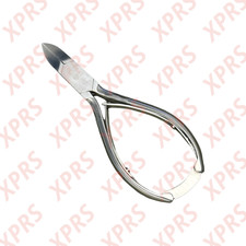 Nail Nipper with Lock, 5.5", Double Sided, Plain