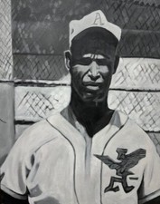 THE MAESTRO martin Dihigo cuban baseball art original 16x20 in acrylic painting