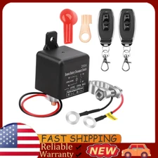 Car Battery Disconnect Switch Remote Cut Off Control Power Kill Master Isolator