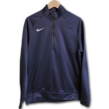 NIKE  Men's Dri-Fit Navy Jacket  Pockets  Full Zip  Men's Size M  EUC 