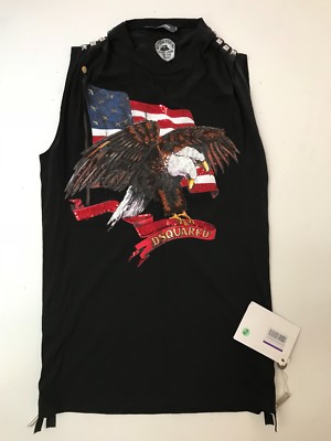 Dsquared Sleeveless T Mens, Large with American Eagle
