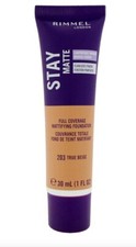 Rimmel Stay Matte Foundation - True Beige/Natural Beige/Deep Mocha -Choose Shade