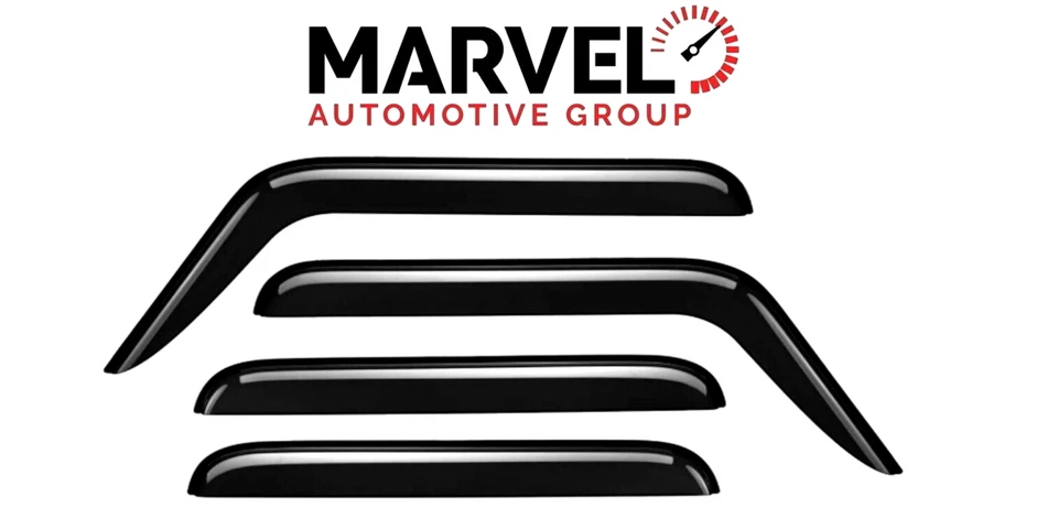 For 2007-2017 Jeep Wrangler Rain Guards Vent Window Visors Shade - Image 2 of 4