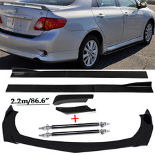 Front Bumper Lip Spoiler Splitter Car Body Rear For Toyota Corolla 2009-2013