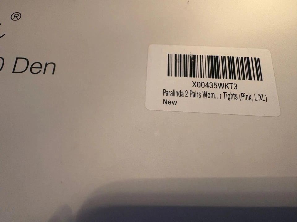 2 Pares MALLAS MICROFIBRA ROSA L - XL Paralinda 80 Den Spandex ¡NUEVAS! Precintado Foto 4 de 4