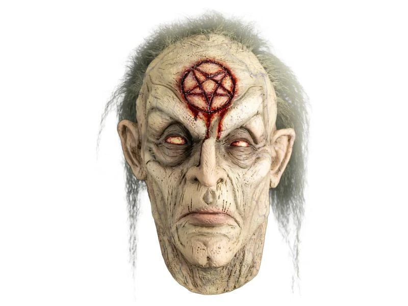 Trick or Treat Studios Pentagram Witch Mask Latex Halloween Horror Prop Wiccan - Image 2 of 4