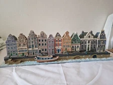 Set Vintage Old Dutch Canal House Holland Amsterdam City Jacob Blokker (SET 4)