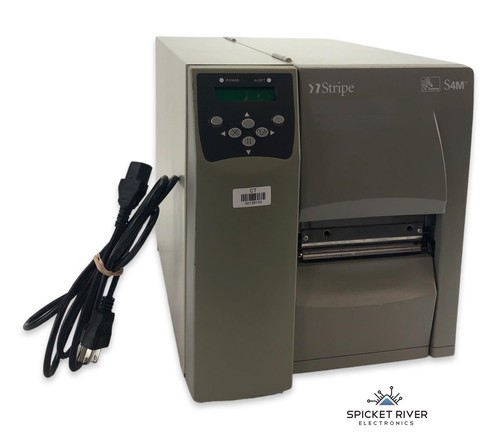 Zebra Stripe S4M Industrieller Thermodirekt Barcode Versandetikettendrucker - LESEN