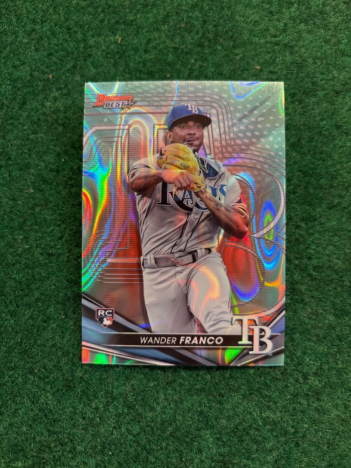 2022 Bowman's Best - Wander Franco (RC) #39 - Aqua Lava Refractor  151/199  Rays