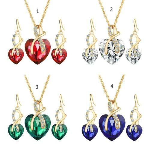 Rote Modeschmuck-Sets