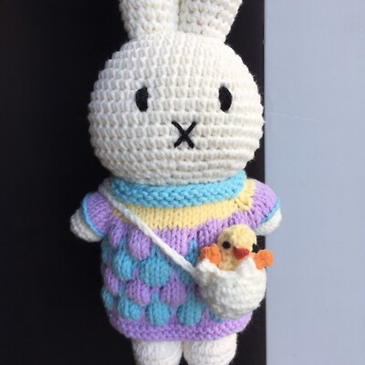 crochet bunny dress Baby Bunny Dress Pretty In Pink