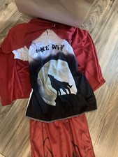 Lone Wolf Halloween Costume Junior L 13-14 Complete Costume NEW
