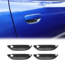 4pcs Exterior Door Handles Bowl Cover Trim Decal Bezel for Dodge Charger 2015+ M