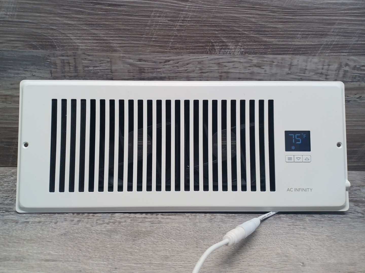 AC Infinity ACRBF4W Airtap T4 Quiet Register Booster Fan System