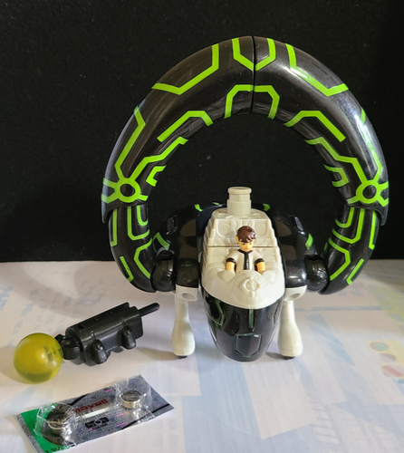 RARE HTF ~ BEN 10 Alien Cruiser Upgrade Nanite Tracker SPACE SHIP BANDAI 2006 - Bild 17 von 20
