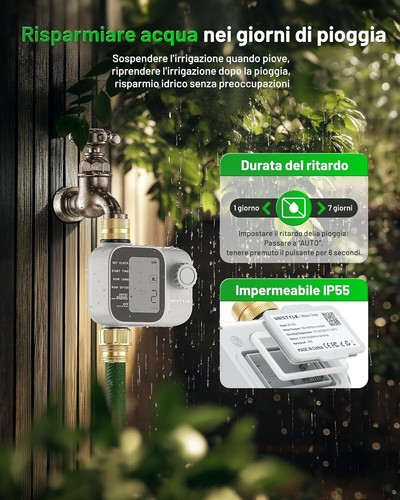 Unistyle Computer di irrigazione, orologio di irrigazione con ingresso e uscita - Foto 6 di 8