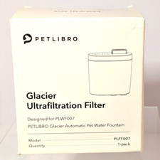 Petlibro PLWF007 Filter, Glacier Ultrafiltration Water Fountain, New Damaged Box