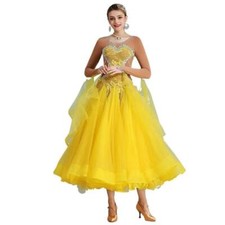 Ballroom Dance Competition Dress Woman Waltz Standard Dance Dress Dancewear