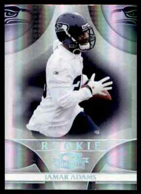 2008 DONRUSS THREADS ROOKIE JAMAR ADAMS RC 88/100 SEATTLE SEAHAWKS #188 PARALLEL