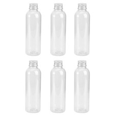 6Pcs Small Empty Bottles Refillable Empty Lotion Bottles Transparent Bottles US