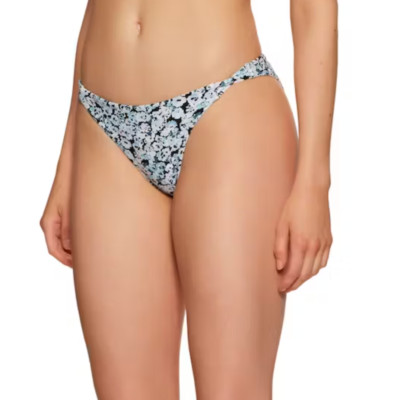 VOLCOM Junior's Bloom Generation V Cheeky Bikini Bottoms sz M Medium Swimwear