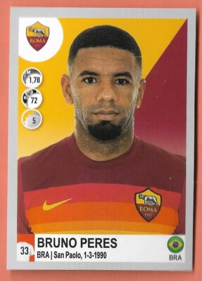PANINI CALCIATORI 2020 2021 N.407 Bruno Peres Roma