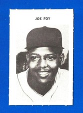1972 Milton Bradley BASEBALL #107 JOE FOY NRMINT SENATORS (SB1)