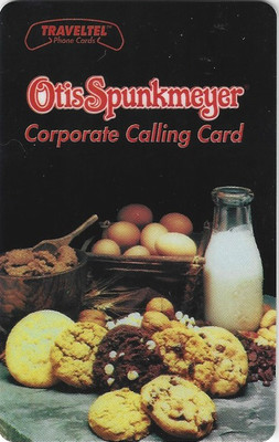 TK 78b Telefonkarte/Phonecard Traveltel Logo Otis Spunkmeyer - The Cookie Demo