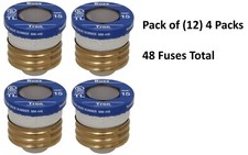 Buss Bussman TL-15PK4 Type TL 15A 15 Time Delay Plug Fuse 4 ct - 12 Packs
