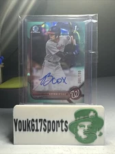 2022 Bowman Draft #CDA-BC Brenner Cox Chrome Draft Pick Auto Aqua Lava /199