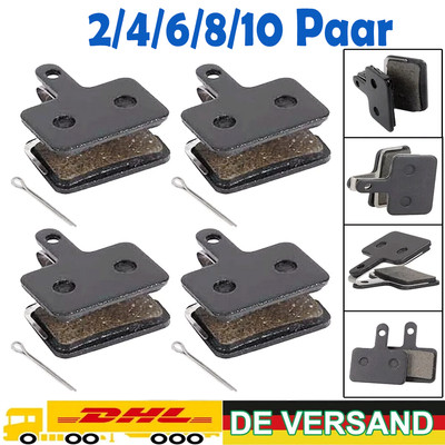 4-10x Fahrrad Bremsbeläge Für Shimano B01S B03S Resin Scheibenbremse Disc Beläge