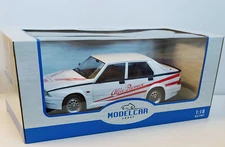 MODELCAR GROUP 1:18 CAR ALFA ROMEO 75 TURBO EVOLUTION 1987 WHITE MCG18430