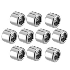 Uxcell HK0608 Drawn Cup Needle Roller Bearings, Open End, 6Mm Bore Dia, 10Mm OD,