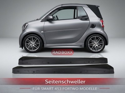   SEITENSCHWELLER KOMPLETT für Smart 453 ForTwo + Brabus TailorMade passend