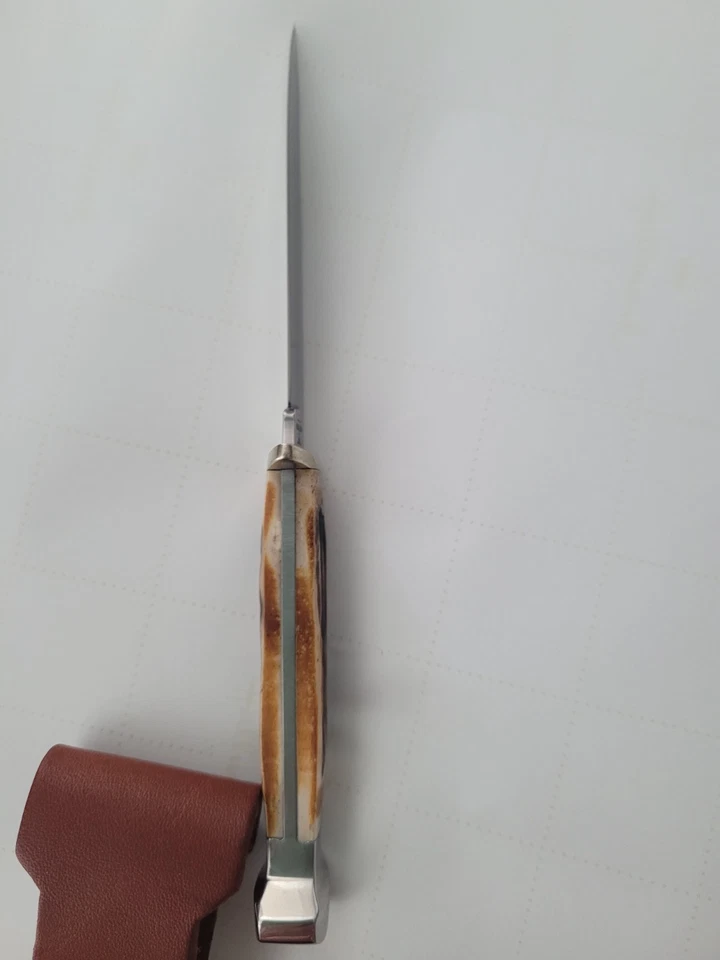 Cuchillo de caza pequeño Bear & Son India Stag 563 -- NUEVO en caja Foto 4 de 4