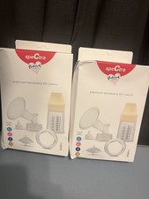 Spectra Premium Breast Milk Pump Accessory Kit with Baby Bottles 24mm Read