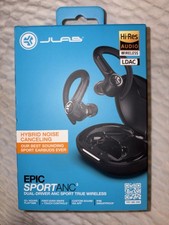 JLab Epic Lab Edition True Wireless Earbuds Hybrid Dual Drivers, Spatial Audio