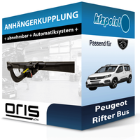 für Peugeot Rifter Bus 08.2018-Jetzt Oris AnhäNgerkupplung Abnehmbar AHK