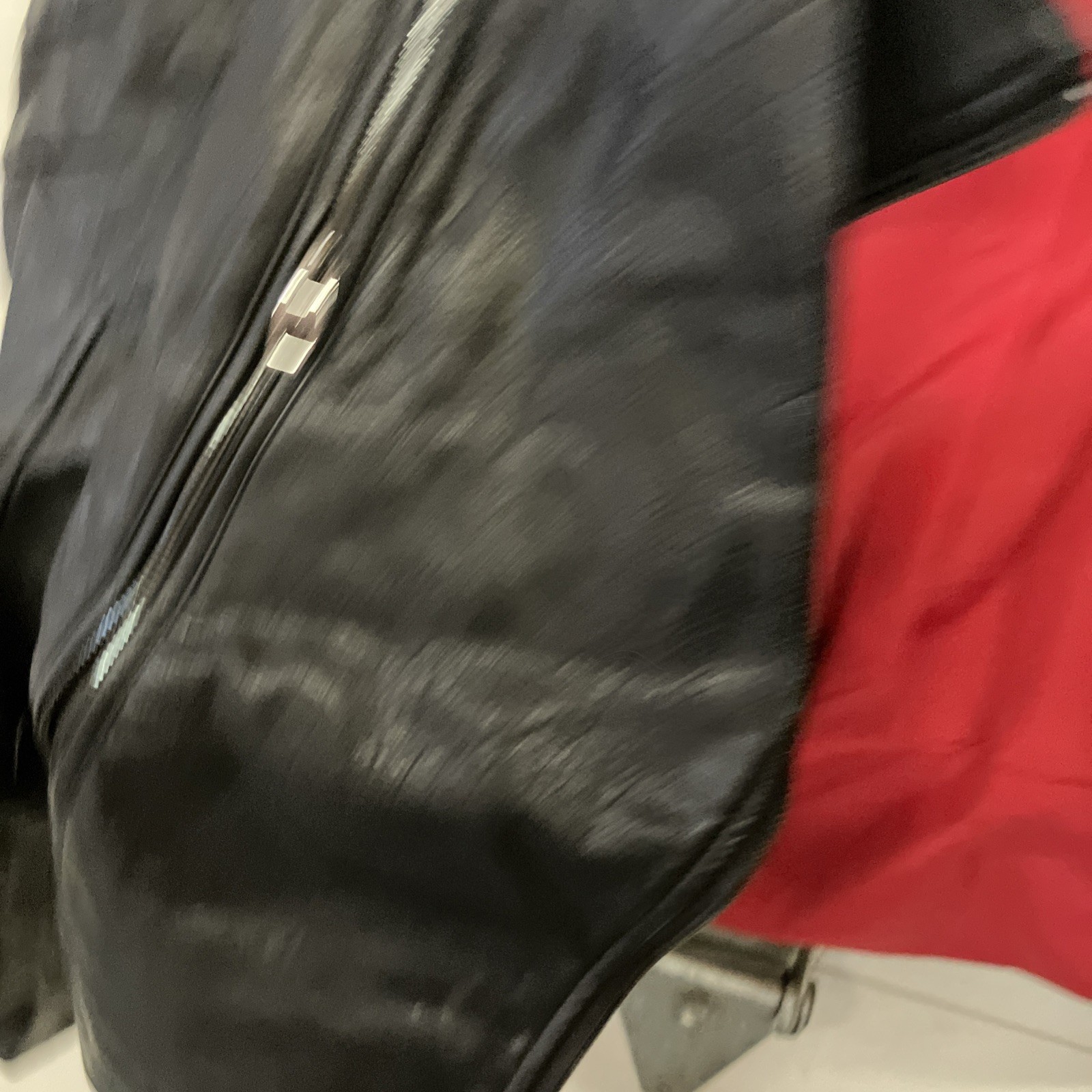 Woman’s Zara Basic Polyester Leather Looking Jack… - image 13