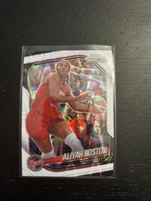 2025 WNBA Prizm Aliyah Boston #75 White Seismic Indiana Fever