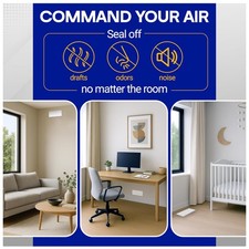 Magnetic Vent Covers 2-Pack, Complete Seal for Air Registers