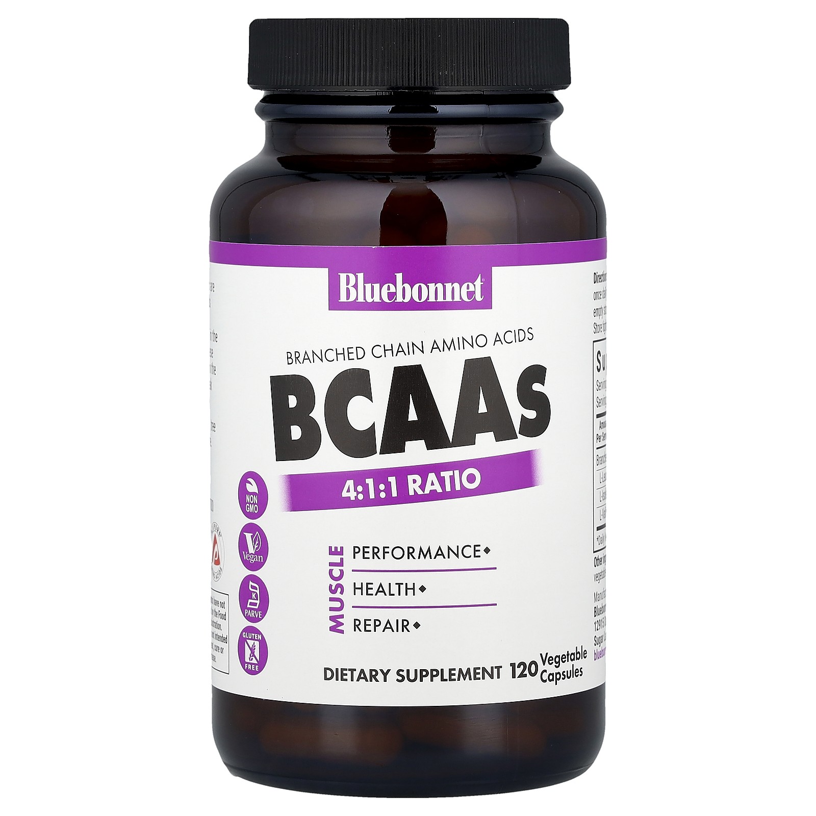 BCAAs 411 Ratio 120 Vegetable Capsules 6890₽