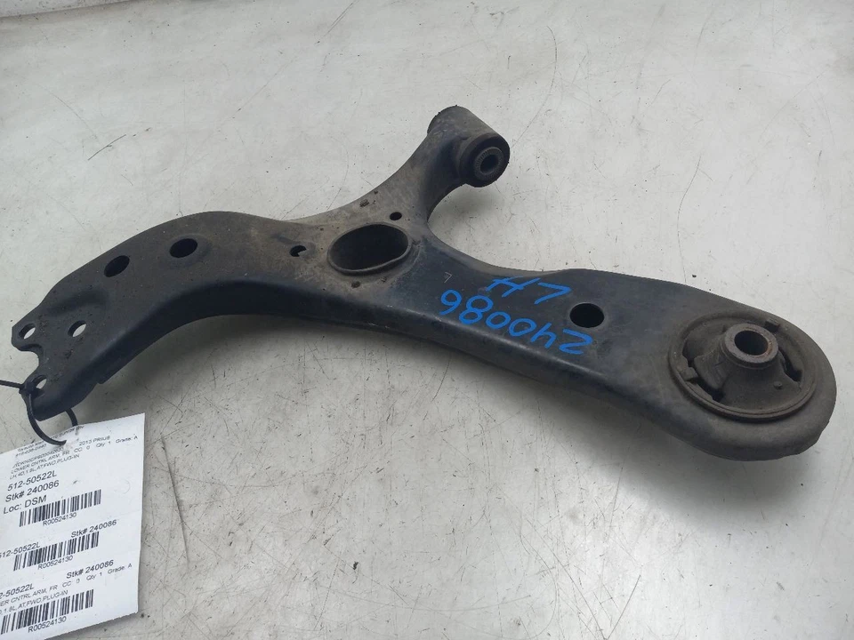 12-15 TOYOTA PRIUS PLUG-IN 1.8L FWD AT DRIVER SIDE FRONT LOWER CONTROL ARM - Image 2 of 4