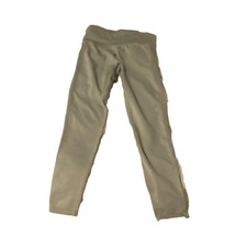 Light Green Women's Ankle Leggings S Polyester Blend Mid Rise 27in Waist