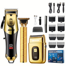Golden for Men Professional, Beard Trimmer Kit, Cordless Clippers And Trimmers S