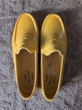 G.H. Bass WG.H. Bass Weejuns Whitney Waterproof Rain Loafers W sz 6 - Yellow NIB