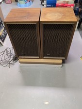 Vintage Pair Of Sony SS-210 Bookshelf Speakers Mountable 15" X 9" X 8.5" -Works