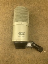 MXL 990 USB Studio Condenser Microphone Used UNTESTED