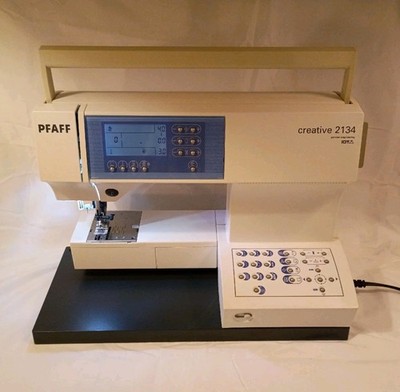 PFAFF 2134 Creative Sewing/Embroidery Machine, Foot Control Pedal, SEE VIDEO