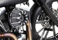 Arlen Ness Inverted Series V-Twin Air Cleaner Black 10-Gauge 18-943 USA Made
